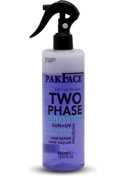 Çift Fazlı Fön Suyu Keratin 400 ml