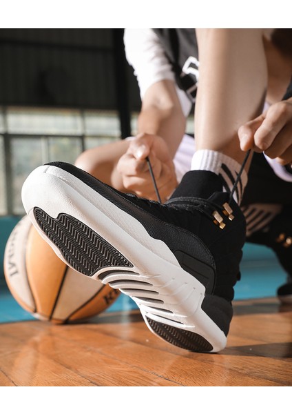 Erkek Basketbol Ayakkabısı Yüksek Top Kaymaya Dayanıklı Basketbol Ayakkabısı (Yurt Dışından) modelleri