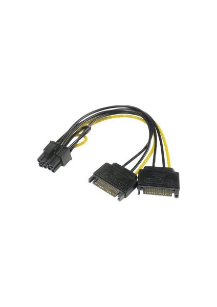 30 cm 6 Pin Sata Power Kablo 30 cm 8 Pin Sata Power Kablo 6+2 Pin Sata Kablo
