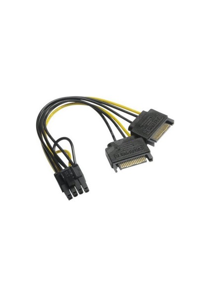 30 cm 6 Pin Sata Power Kablo 30 cm 8 Pin Sata Power Kablo 6+2 Pin Sata Kablo
