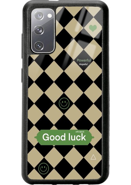 Samsung S20 Good Luck Tasarımlı Glossy Telefon Kılıfı