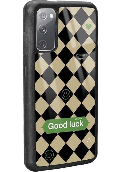 Samsung S20 Good Luck Tasarımlı Glossy Telefon Kılıfı