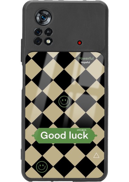 Xiaomi Poco X4 Pro Good Luck Tasarımlı Glossy Telefon Kılıfı