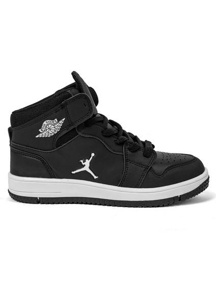 Haykat Uzun Kadın Sneaker Bot Siyah - Beyaz