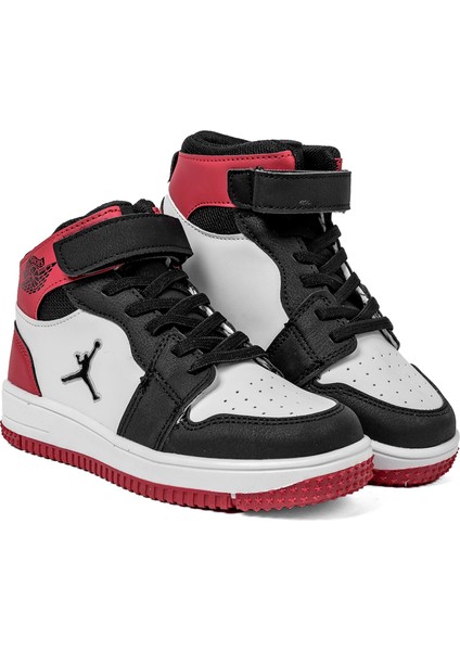 Haykat Uzun Kadın Sneaker Bot Siyah - Kırmızı modelleri