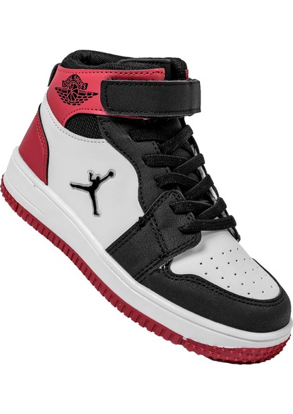 Haykat Uzun Kadın Sneaker Bot Siyah - Kırmızı fırsatları