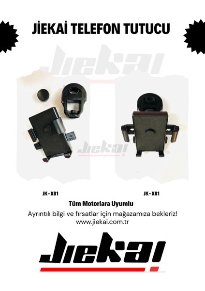 JK-X81 Gidon Uyumlu Telefon Tutucu