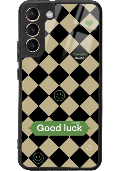 Samsung S22 Plus Good Luck Tasarımlı Glossy Telefon Kılıfı