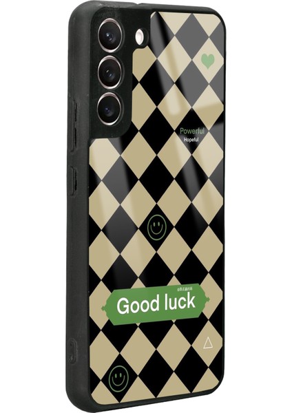 Samsung S22 Plus Good Luck Tasarımlı Glossy Telefon Kılıfı