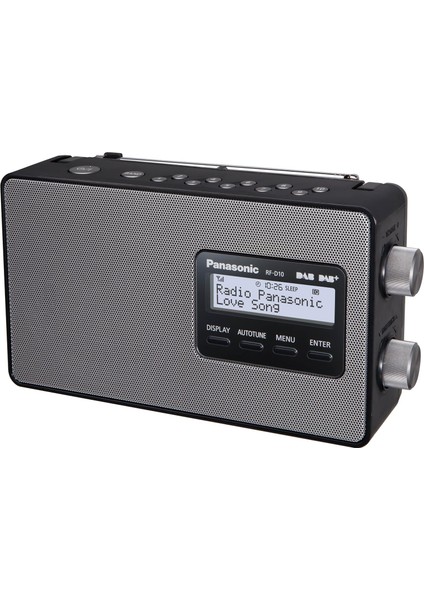 RF-D10EG - K Radyo Bağbozumu, Geniş Arkadan Aydınlatmalı Lcd, Fm, Dab / Dab+, Rds, Siyah