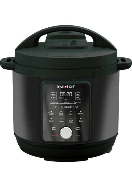 Instant Pot Instant Duo Plus, Whisperquiet/sessiz Çoklu Pişirici, 5,7 Litre  Pirinç Pişirici, Buharlı Pişirici, Sote Tavası, Sterilizatör, Yoğurt, Sous Vide Cihazı ile