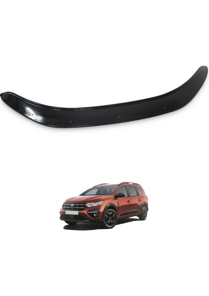 Dacia Jogger Ön Kaput Koruyucu Rüzgarlığı Abs Plastik Piano Black 2022 ve Sonrası