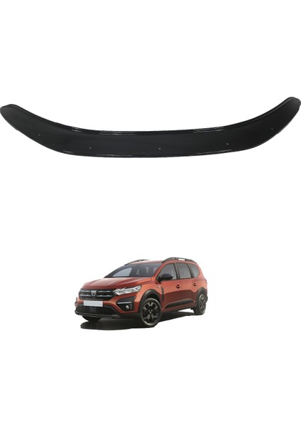 Dacia Jogger Ön Kaput Koruyucu Rüzgarlığı Abs Plastik Piano Black 2022 ve Sonrası modelleri