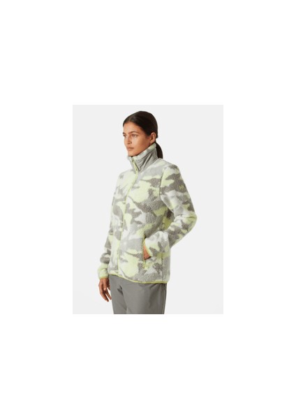 W Imperıal Prınted Pıle Jacket Outdoor Polar Ceket 49514 modelleri