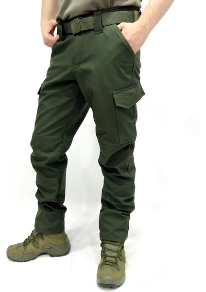 Içi Polarlı Tactical Outdoor Su Geçirmez Softshell Pantolon