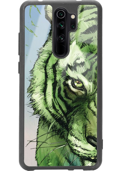 Xiaomi Redmi Note 8 Pro Green Kaplan Tasarımlı Glossy Telefon Kılıfı