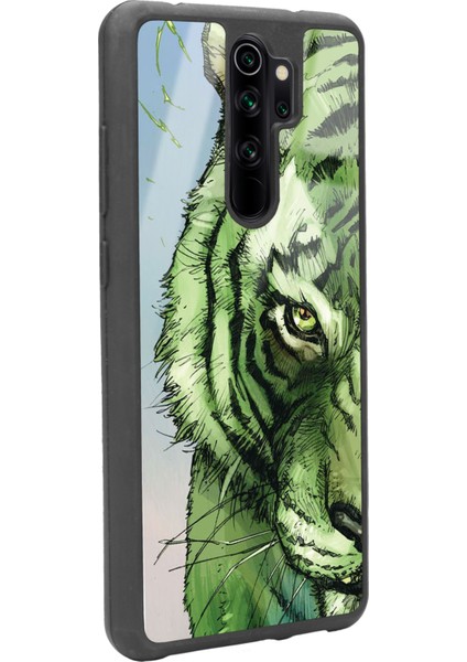 Xiaomi Redmi Note 8 Pro Green Kaplan Tasarımlı Glossy Telefon Kılıfı