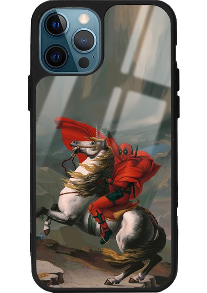 Apple iPhone 12 Pro Max Samuray Deedpool Tasarımlı Glossy Telefon Kılıfı