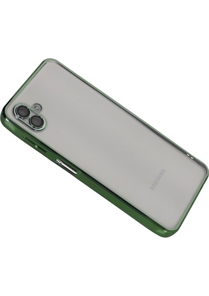 Samsung Galaxy A04 Kılıf Razer Lens Çerçeveli Silikon Kapak