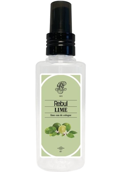 lime Spreyli Plastik Şişe Kolonya Ikili Set 125ml X2