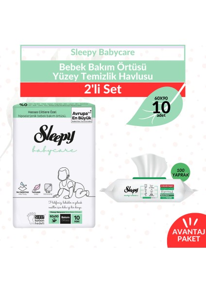 Bebek Bakım Örtüsü Easy Clean Yüzey Temizlik Havlusu Ekonomik Paket