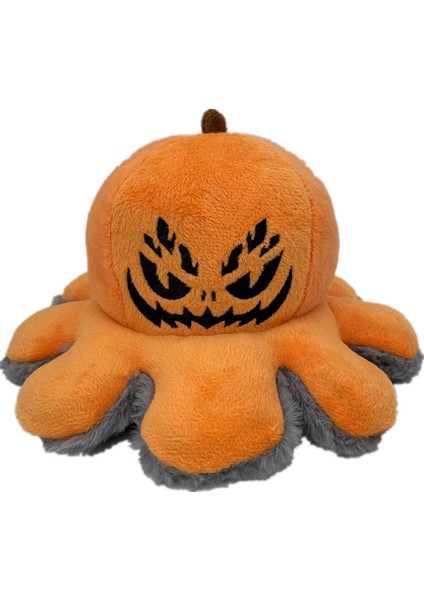 Flip Pumpkin Doll Flip Balkabağı Peluş Oyuncak (Yurt Dışından)