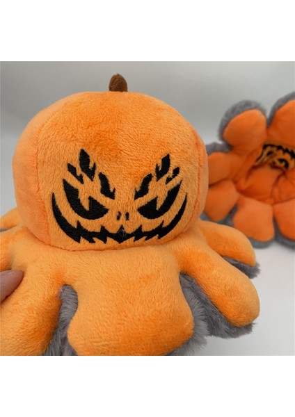 Flip Pumpkin Doll Flip Balkabağı Peluş Oyuncak (Yurt Dışından)