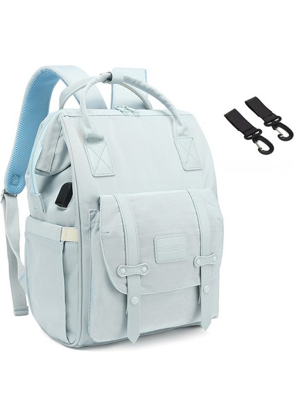 Çok Fonksiyonlu Anne Çantası Büyük Kapasiteli Gezi Anne ve Bebek Çantası Anne Sırt Çantası (Yurt Dışından)