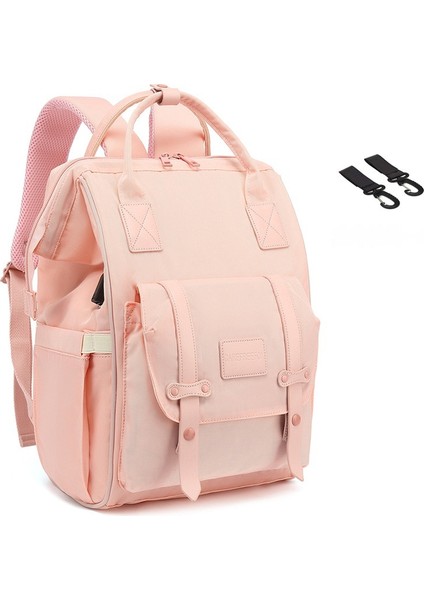 Çok Fonksiyonlu Anne Çantası Büyük Kapasiteli Gezi Anne ve Bebek Çantası Anne Sırt Çantası (Yurt Dışından)