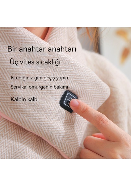 Akıllı Üç Seviyeli Sıcaklık Kontrolüne Sahip Isıtmalı Grafen Eşarp (Yurt Dışından) fiyatları