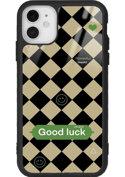 Apple iPhone 11 Good Luck Tasarımlı Glossy Telefon Kılıfı