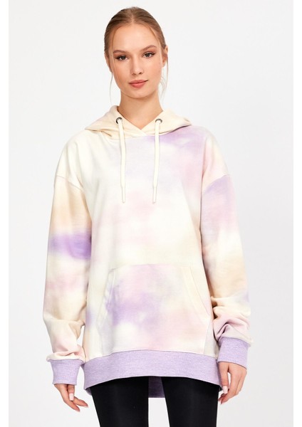 Batik Kapüşonlu Oversize Sweatshirt UN-757A07