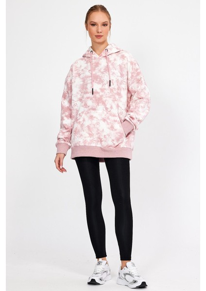 Batik Kapüşonlu Şardonlu Oversize Sweatshirt UN-757A07 fiyatları
