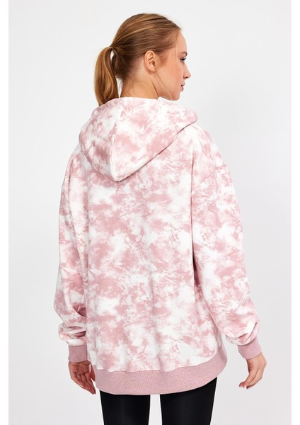 Batik Kapüşonlu Şardonlu Oversize Sweatshirt UN-757A07 indirimleri