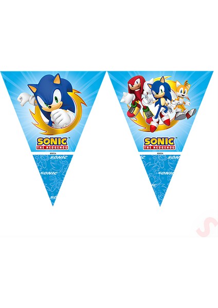 Sonic Üçgen Bayrak Flama - 2,90 mt fırsatları