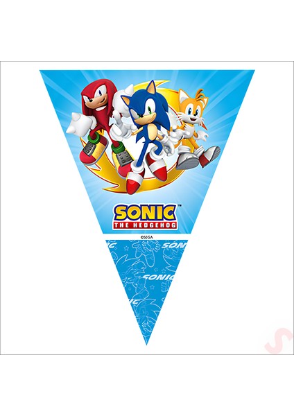 Sonic Üçgen Bayrak Flama - 2,90 mt indirimleri