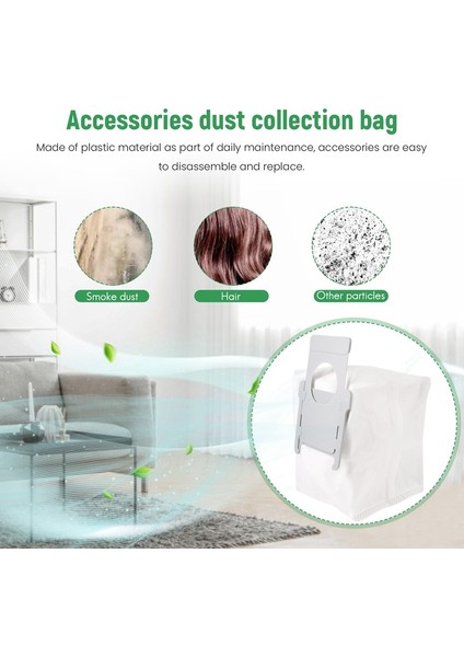 6pcs Dust Bag Değiştirme Bölümleri Için I7 I7+I3 Robot Vacuum Spare Parts Accessories D2M8 (Yurt Dışından)