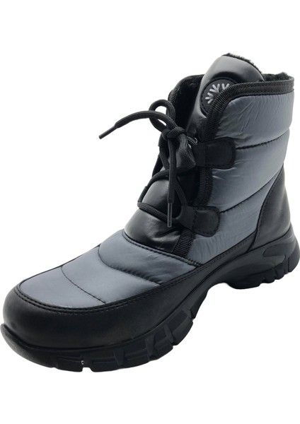 Çiğdem Kar Botu Kar 2b Unisex - Gri-Kısabağlı-Armalı- 37