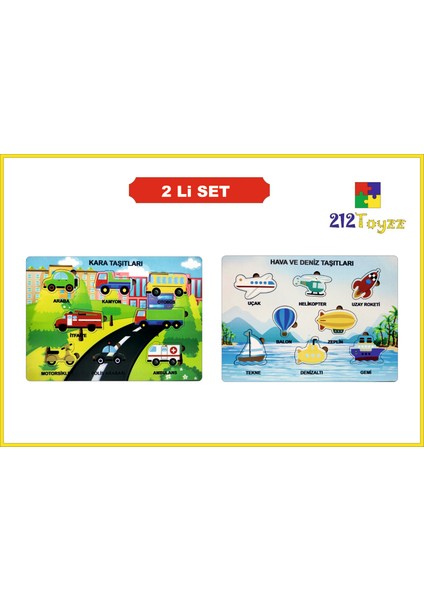 212 Toyzz 212TOYZZ Tasima Aracları Çocuk Puzzle ve Sök Tak Oyuncak