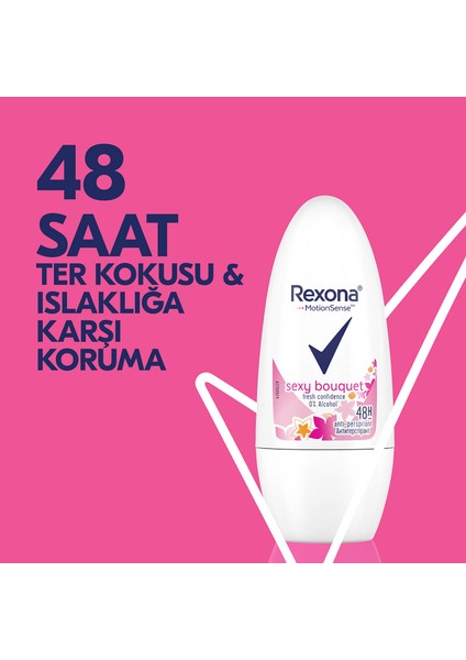 MotionSense Kadın Roll On Deodorant Sexy Bouquet 50 ml