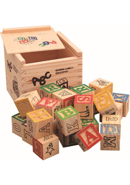 27 Pcs Children Wood Alphabet Blocks Letters Stacking Toys Building Blocks Craft Early Learning Educational Toys Baby Room Decor (Yurt Dışından)