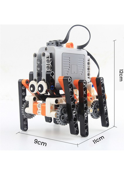 Walking Robot Of 6 Feet Building Block Power Function Technical Dıy Bricks Toys For Children Boy (Yurt Dışından)