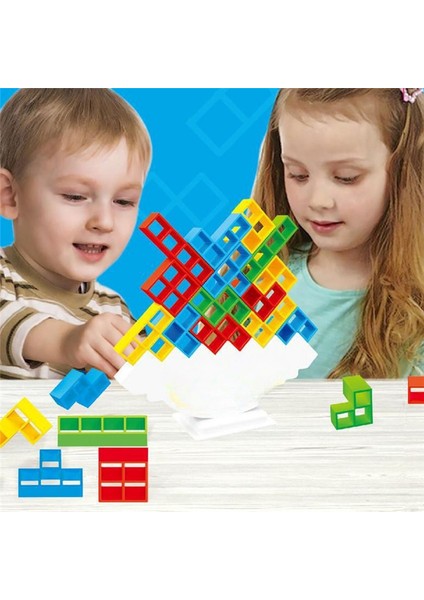 Game Stacking Blocks Stack Building Blocks Balance Puzzle Board Assembly Bricks Educational Toys (Yurt Dışından)