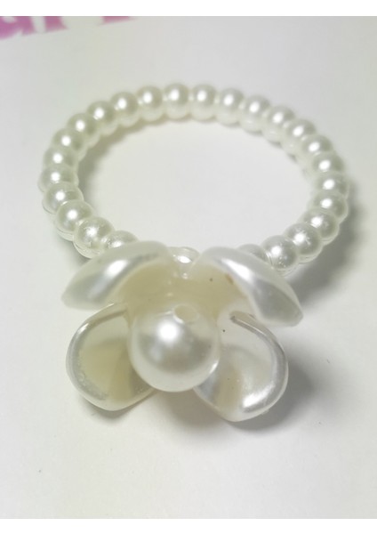 6 Adet Incili Lotus Plastik Peçete Yüzüğü - Halka 4 cm - Lüks Peçete Halkası fiyatları