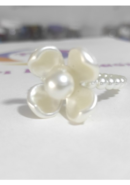6 Adet Incili Lotus Plastik Peçete Yüzüğü - Halka 4 cm - Lüks Peçete Halkası fırsatları