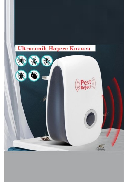 4 Adet Elektronik Fare Haşere Kovucu Sinek Karınca Yılan Kemirgen Kovucu Pest Reject XLF101