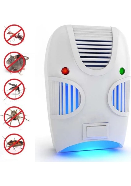 2 Adet Elektronik Fare Haşere Kovucu Karınca Sinek Sivrisinek Yılan Kemirgen Kovucu Quad XLF103 fiyatları