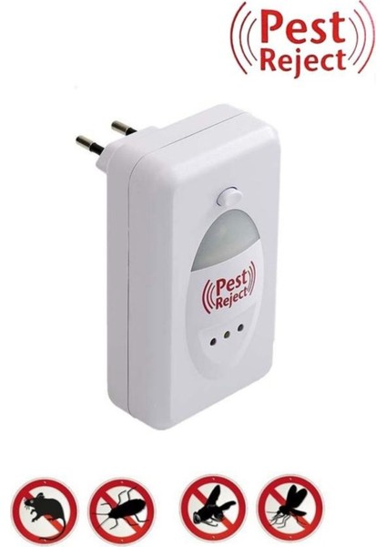 2 Adet Elektronik Fare Haşere Kovucu Sinek Sivrisinek Karınca Yılan Kemirgen Kovucu XLF102 fiyatları