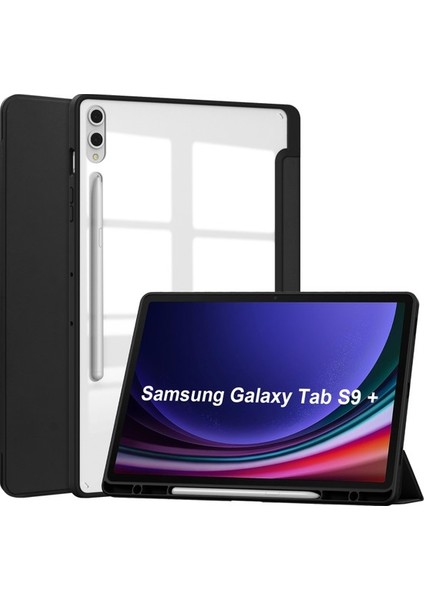 Samsung Galaxy Tab S9 Plus Için Darbeye Dayanıklı Şeffaf Tablet Kılıfı (Yurt Dışından)