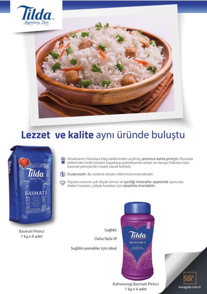 Kahverengi Basmati Pirinci 1 kg indirimleri